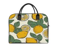 Lemon Fruit Pattern Travel Duffle Bag Carry on Weekender Bags Toiletry Bag Overnight Tote Bags for Men Women