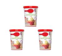 Lemon Icing 3X400g - Ready to Spread Frosting for Cakes, Cupcakes & Cookies, Smooth, Creamy & Delicious with No Artificial Flavours or Colours