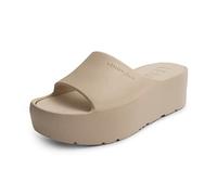 Lemon Jelly Womens Sunny 28 Slides Sandals Taupe 6 UK