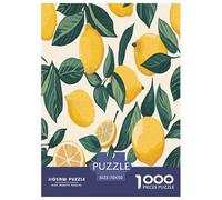 Lemon Jigsaw Puzzles Puzzle for Adults Kids. 1000 Pieces Whimsical Challenge Toy Educational Game Home Decoration for Adults& Kids Age 14 Years Up 70x50cm/1000pcs