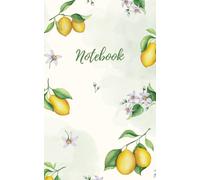 Lemon Junk Journal Notebook - 5x8” Softcover | 100 Pages | Fruit & Floral Collage Paper | Vintage Yellow Aesthetic Scrapbook-Style Notebook