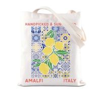 Lemon Limoncello Tote Bag Amalfi Italy Inspire Shoulder Bag Amalfi Coast Idea Gift For Travel Lovers (AmalfiItaly T UK)