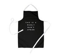 LEMON LOCO This Is A Manly Man's Apron Apron | Funny Apron for Masculine Male, Funny BBQ Apron For Him, Joke Gift For Him, Funny Apron For Dad