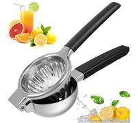 Lemon Manual Squeezer Easy to Use Lime Juicer 304 Stainless Steel Citrus Juicer Press Ergonomic Manual Squeezer Multipurpose Squeezing Tool for Kitchen Orange Lemon Lime