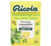 Ricola Lemon Mint Sugar Free Swiss Herb Drops 45 g (Pack of 10)