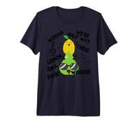 Lemon On A Pear Funny Classic Song Foodie Lyrics Meme- Black Premium T-Shirt
