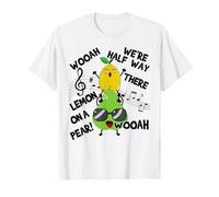 Lemon On A Pear Funny Classic Song foodie lyrics Meme- Black T-Shirt
