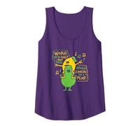 Lemon on a Pear Funny Meme Awesome Novelty Design Parody Tank Top
