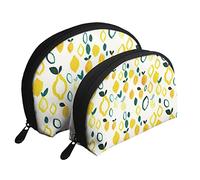 Lemon Pattern Cosmetic Bag, Travel Clutch Bag for Women and Girls