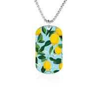 Lemon Pattern Novelty Pendants Necklaces