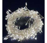 Lemon Pavilion Furniture and Decor 7.2 m/23 Ft 6In Plug in Led Warm Cluster Micro Light, L6 x W6 x H720cm in White Lemon Pavilion Furniture and Decor White