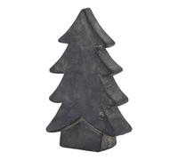 Lemon Pavilion Furniture and Decor Amalfi Medium Christmas Tree - Ceramic - L6 x W14 x H24 cm - Grey Lemon Pavilion Furniture and Decor Grey