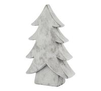 Lemon Pavilion Furniture and Decor Athena Stone Large Christmas Tree - Ceramic - L7 x W19 x H32cm - White Lemon Pavilion Furniture and Decor White