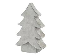 Lemon Pavilion Furniture and Decor Athena Stone Medium Christmas Tree, Ceramic, L6 x W14 x H24 cm, White Lemon Pavilion Furniture and Decor White