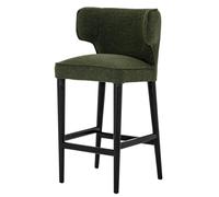 Lemon Pavilion Furniture and Decor Avia Moss Barstool - Wood - L56 x W61 x H105 cm - Green Lemon Pavilion Furniture and Decor Green