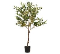 Lemon Pavilion Furniture and Decor Calabria Small Olive Tree - Plastic - L17 x W17 x H100 cm - Green Lemon Pavilion Furniture and Decor Green