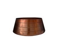Lemon Pavilion Furniture and Decor Christmas Tree Skirt - Iron - L67 x W67 x H26 cm - Copper in Brown Lemon Pavilion Furniture and Decor Brown