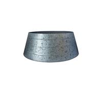 Lemon Pavilion Furniture and Decor Christmas Tree Skirt - Iron - L67 x W67 x H26 cm - Galvanised in Grey Lemon Pavilion Furniture and Decor Grey