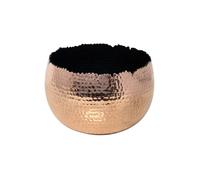 Lemon Pavilion Furniture and Decor Hammered Bowl - Iron - L30 x W30 x H21 cm - Copper/Black in Copper Lemon Pavilion Furniture and Decor Copper