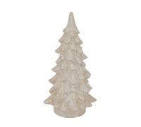 Lemon Pavilion Furniture and Decor Medium Alora Snowy Christmas Tree - Ceramic - L11xW11xH23 cm - White Lemon Pavilion Furniture and Decor White