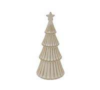 Lemon Pavilion Furniture and Decor Medium Alora Snowy Layered Christmas Tree with Star - L9 x W9 x H22 cm in White Lemon Pavilion Furniture and Decor White