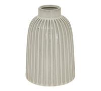 Lemon Pavilion Furniture and Decor Monte Medium Bell Vase - Ceramic - L15 x W15 x H20 cm - White Lemon Pavilion Furniture and Decor White