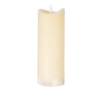 Lemon Pavilion Furniture and Decor Natural Glow 2.75x8 Melted LED Candle - Plastic - L7xW7xH20 cm - Cream Lemon Pavilion Furniture and Decor Cream