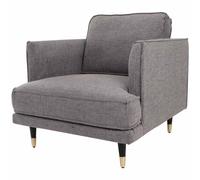 Lemon Pavilion Furniture and Decor Richmond Grey Large Arm Chair - Lounge furniture - L92 x W88 x H89 cm Lemon Pavilion Furniture and Decor Grey