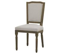 Lemon Pavilion Furniture and Decor Ripley Dining Chair - Wood - L56 x W51 x H96 cm - Grey Lemon Pavilion Furniture and Decor Grey