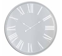 Lemon Pavilion Furniture and Decor Rothay Large Wall Clock - Metal - L5 x W80 x H80 cm - Grey Lemon Pavilion Furniture and Decor Grey