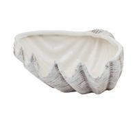 Lemon Pavilion Furniture and Decor Siren Medium Shell Bowl Ornament - Ceramic - L21 x W28 x H10cm - White Lemon Pavilion Furniture and Decor White