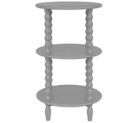 Lemon Pavilion Furniture and Decor The Camden Collection Tall Round Side Table, L45 x W45 x H76 cm - Grey Lemon Pavilion Furniture and Decor Grey