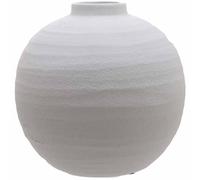 Lemon Pavilion Furniture and Decor Tiber Vase - Ceramic - L28 x W28 x H28 cm - Matt White Lemon Pavilion Furniture and Decor White
