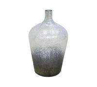 Lemon Pavilion Furniture and Decor Verre Stem Frosted Vase - Glass - L20 x W20 x H29 cm - Atlantic Blue Lemon Pavilion Furniture and Decor Blue