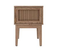 Lemon Pavilion Furniture Bordeaux Side/Lamp Table - MDF - L40 x W39.7 x H55.2 cm - Oak in Brown | Size: 1 Pack Lemon Pavilion Furniture Brown 1 Pack