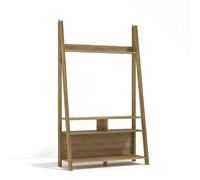 Lemon Pavilion Furniture Tiva Ladder TV Unit - MDF - L38.6 x W105 x H175.4 cm - Oak in Brown | Size: 1 Pack Lemon Pavilion Furniture Brown 1 Pack