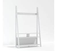 Lemon Pavilion Furniture Tiva Ladder TV Unit - MDF - L38.6 x W105 x H175.4 cm - White | Size: 1 Pack Lemon Pavilion Furniture White 1 Pack
