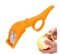 Lemon Peeler - 2 in 1 Portable Fruit Peeler - Stainless Steel Vegetable Slicer - For Cooking and Meal Prep Vegetables, Potatoes, Carots, Pears, Oranges, Salads, Lemons, Citrus