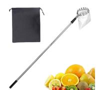 Lemon Picker For Tree | Adjustable Fruit Picker With Telescopic Shank - Stainless Steel Picking Tool For Avocado Lemon Mango And Tree Harvest