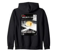 Lemon Pound Cake Joke Funny Target Acquired Security Camera Zip Hoodie