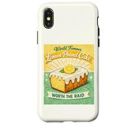 Lemon Pound Cake Retro Worth the Raid Viral Rap Song Meme Case for iPhone X/XS