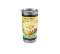 Lemon Pound Cake Retro Worth the Raid Viral Rap Song Meme Stainless Steel Insulated Tumbler