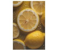 Lemon Puzzles 1000 Pieces Wooden Jigsaw Puzzle for Adults Brain Exercise Challenge Game Gift for Kids Children Jigsaws （78×53cm）