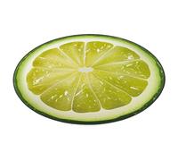 Lemon Rug, 31.5 Inch Cute Simulation Anti-Slip Round Rug, Fruit Pattern Home Decor for Bedroom, Bathroom, Living Room, Carpets Rugs
