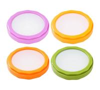Lemon Saver | Food Storage Containers - Reusable Silicone Avocado Saver | for Fridge Travel Leftover Cheese Pantry Meal Prep Berry School Lunch Packing