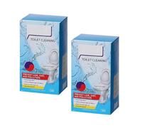 Lemon-scented toilet bowl cleaner tablets, 16 tablets/box, effectively remove scale and odors with a long-lasting fragrance.