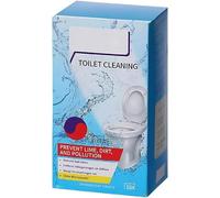 Lemon-scented toilet bowl cleaner tablets, 16 tablets/box, effectively remove scale and odors with a long-lasting fragrance.
