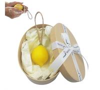 Lemon-Shaped Soap on a Rope,Handmade Natural Bath Soap, Lemon-Shaped Cluster DIY Handmade Soaps,Long-Lasting Fragrance for Face (# B)