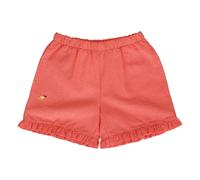 Lemon shorts with ruffles and checks Coral 3/4 years