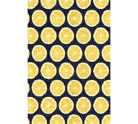 Lemon Slice Journal: Refreshing Citrus Pattern Notebook, Hard cover 6 x 9 Inch, 120 Lined Pages, Matte Finish: Lemons